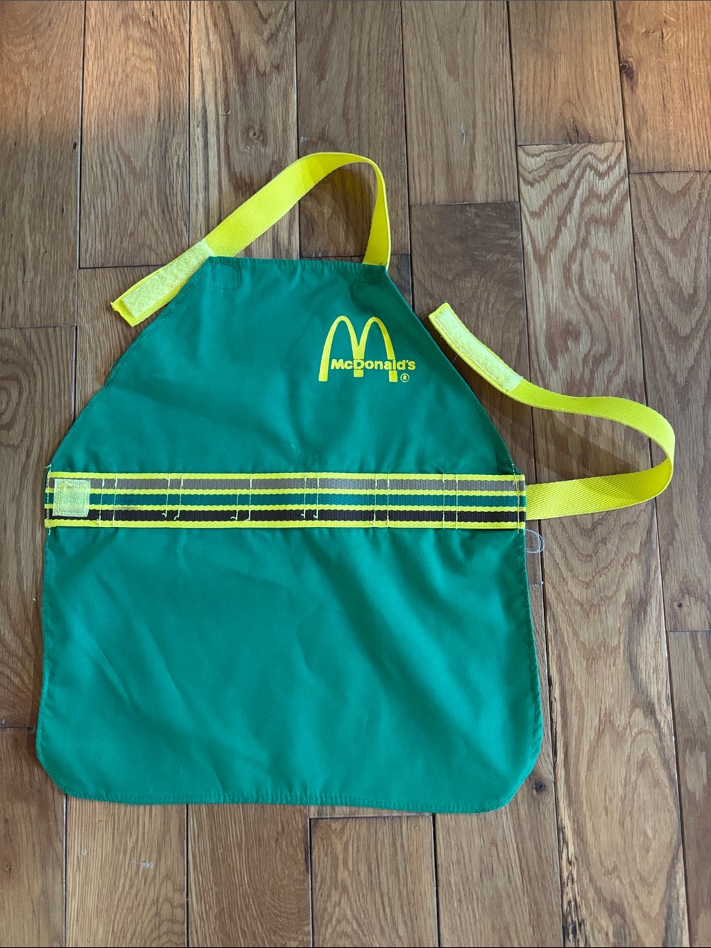 Vintage Fisher-Price McDonald's Crew Apron "Fun with Food" 1988 #2154